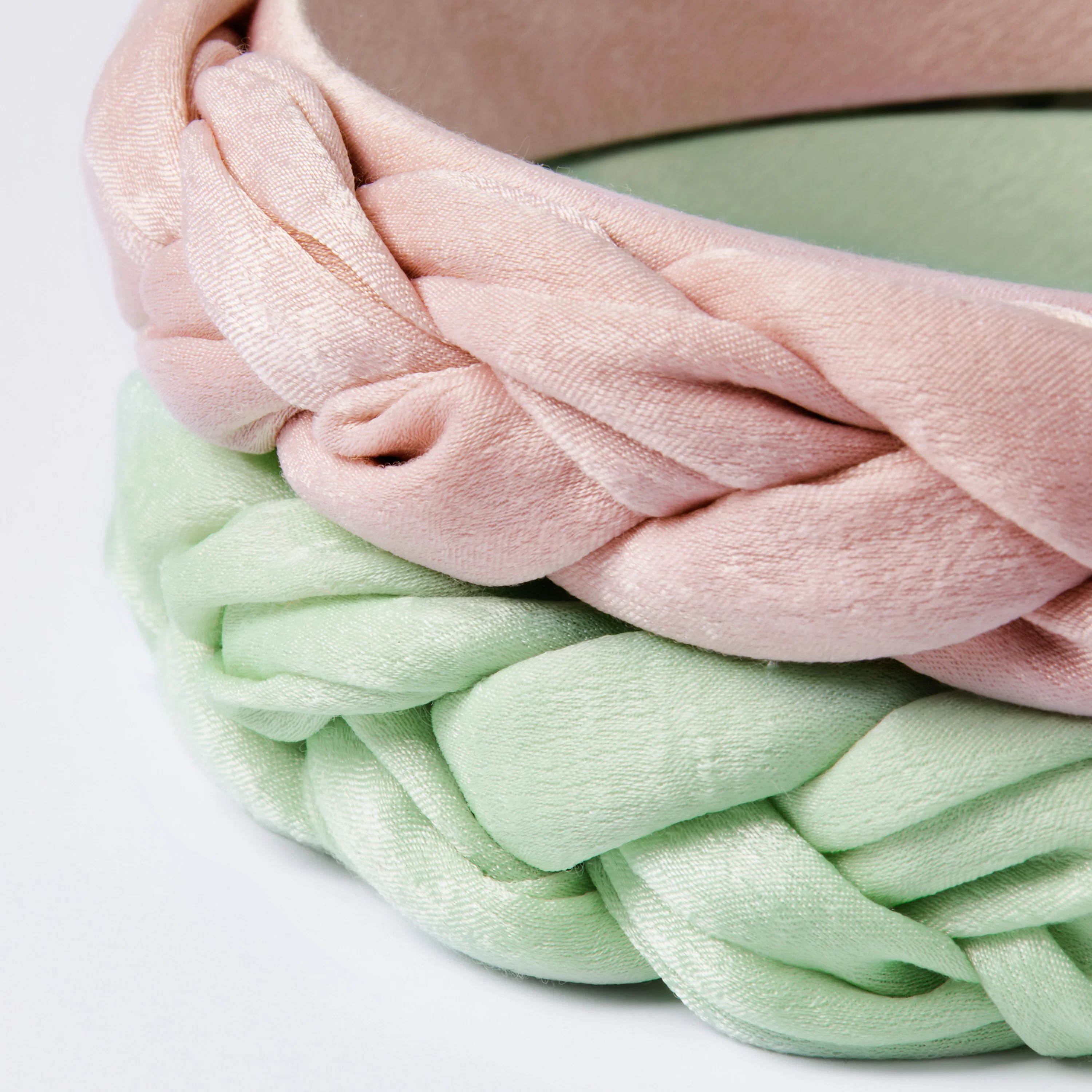 Braided Headband Pink - Image 3