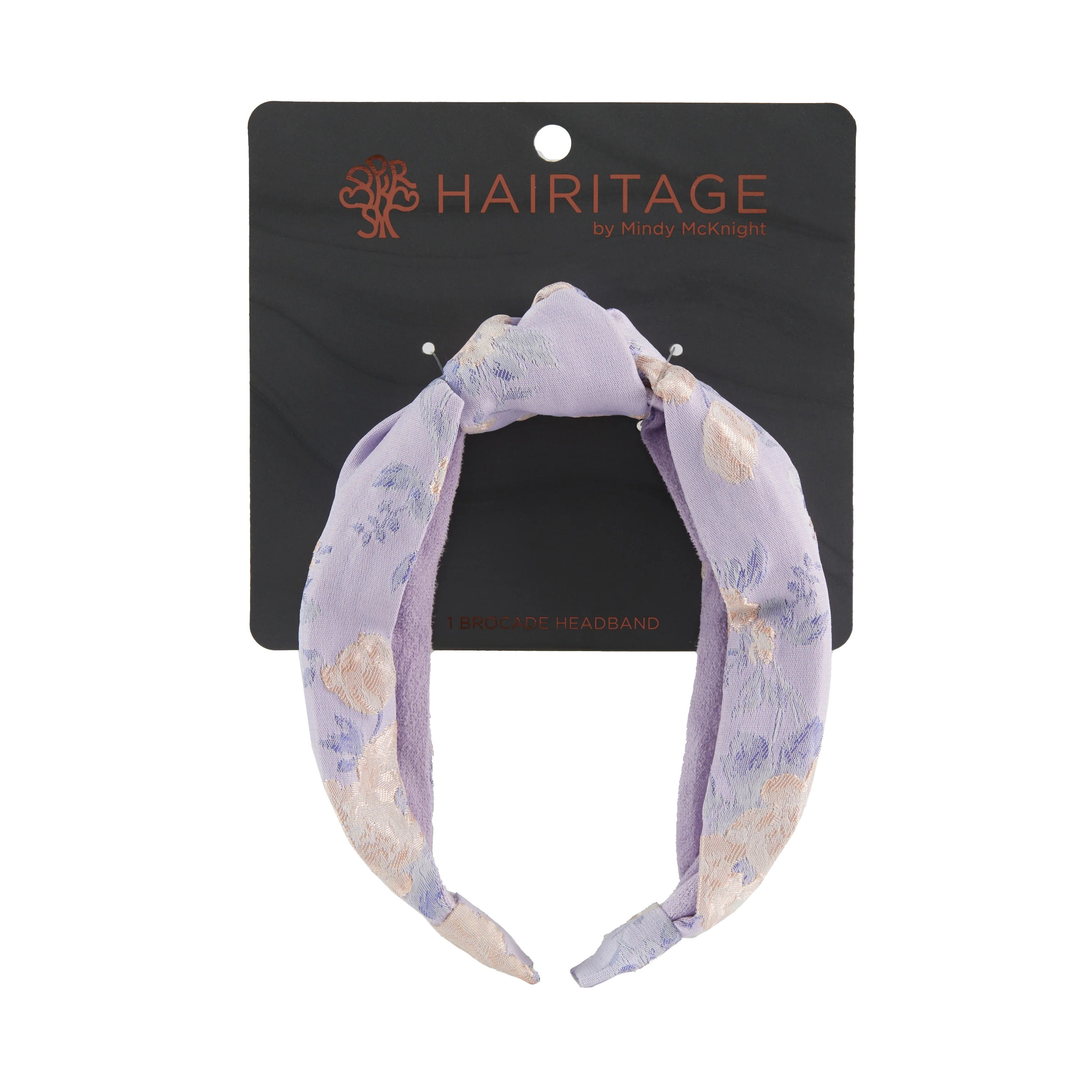 Brocade Headband - Purple - Image 2
