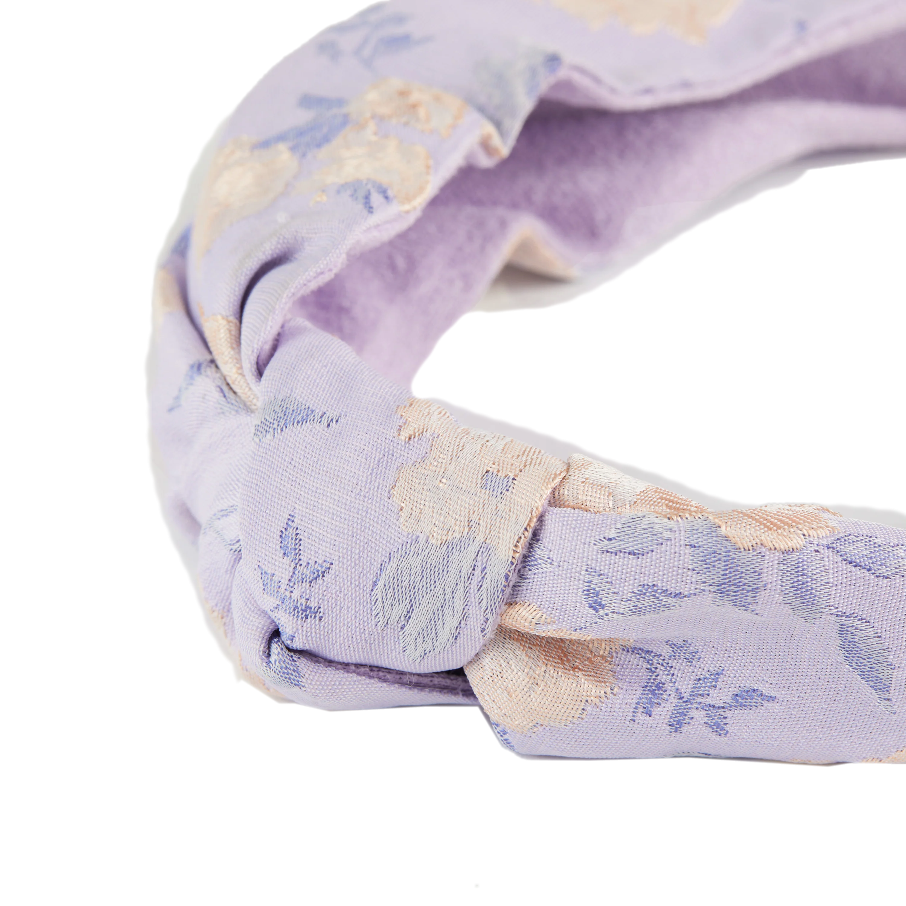 Brocade Headband - Purple - Image 3