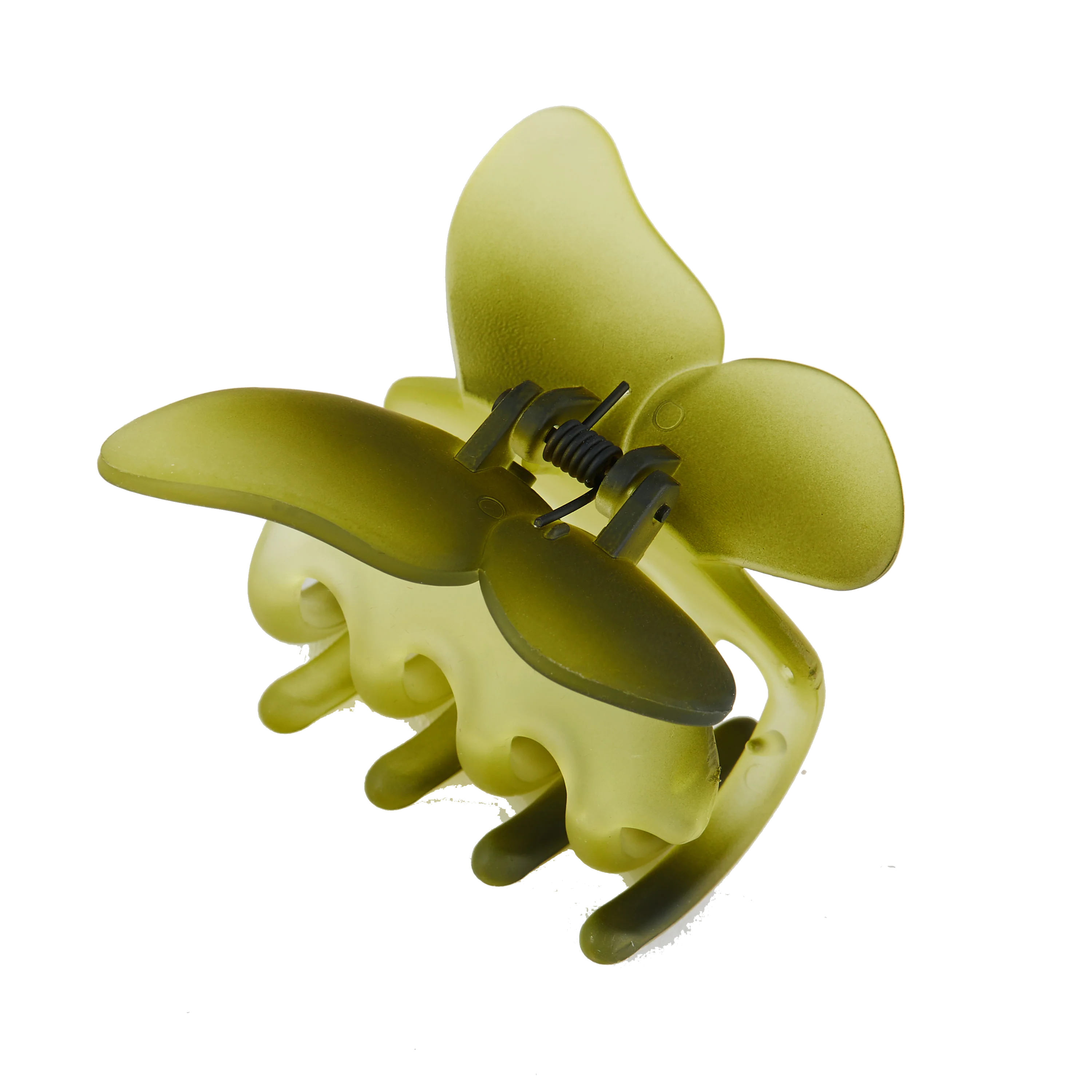 Butterfly Claw Clip - Green Ombre