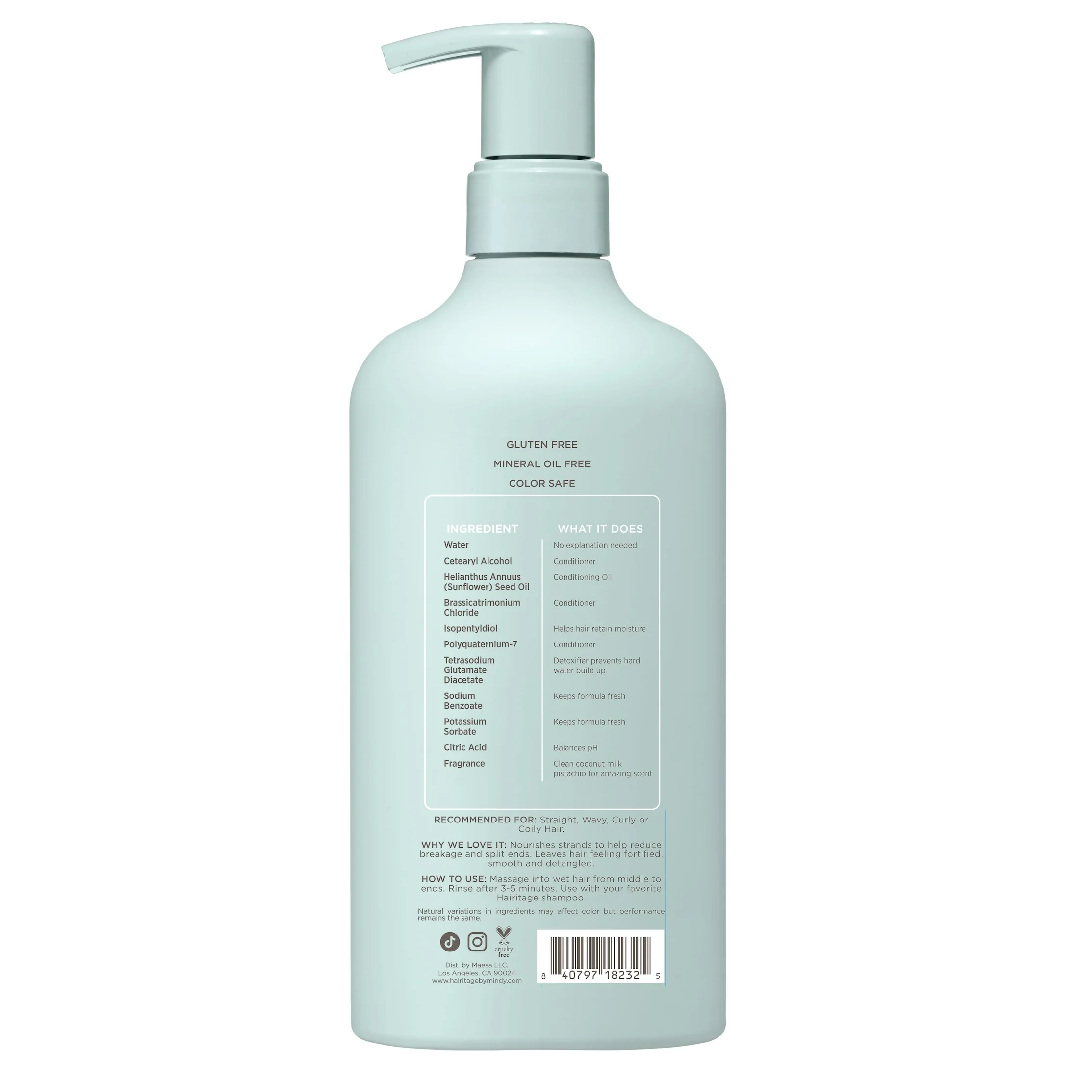 Coconut Milk Pistachio Strengthening Conditioner - Image 5
