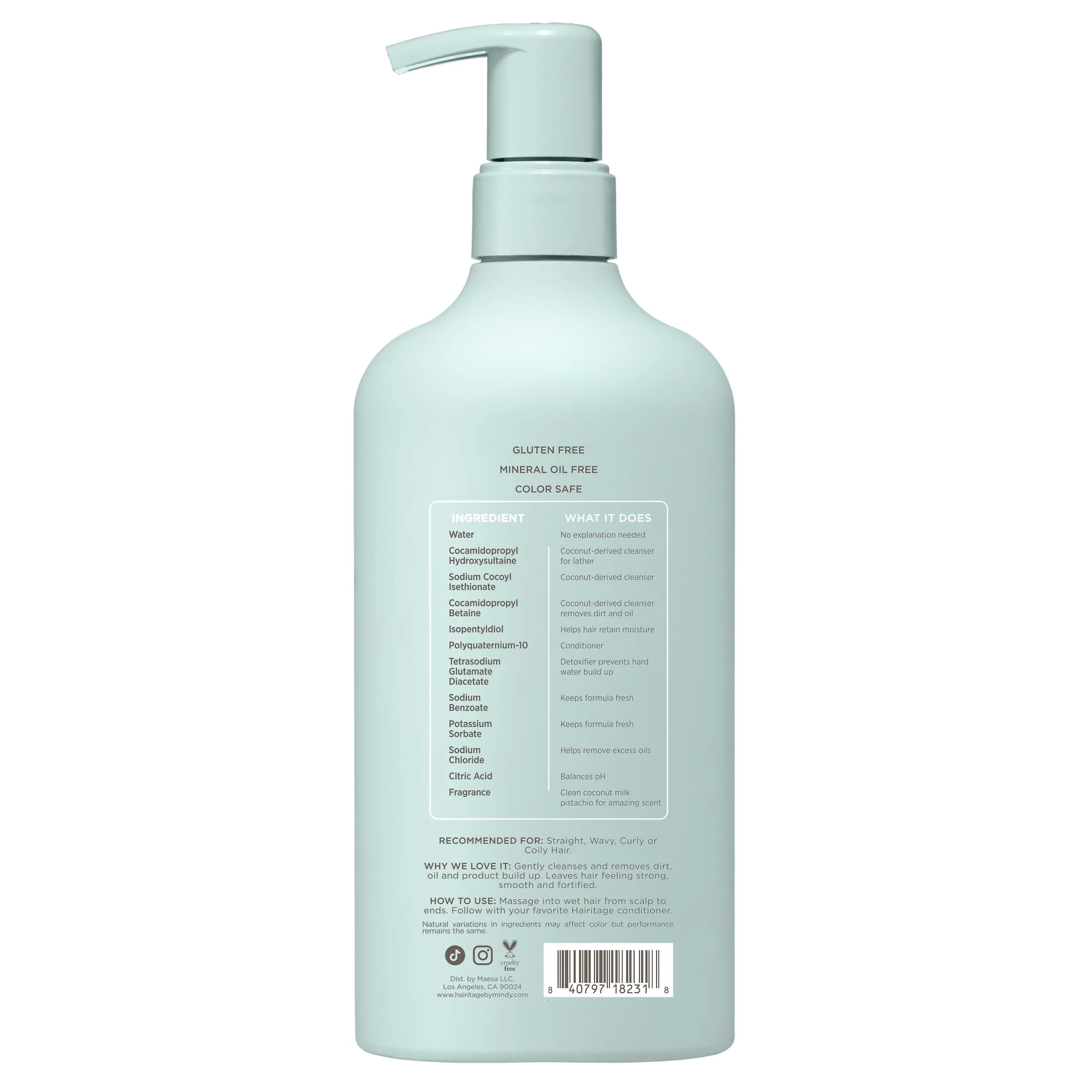 Coconut Milk Pistachio Strengthening Shampoo - Image 5