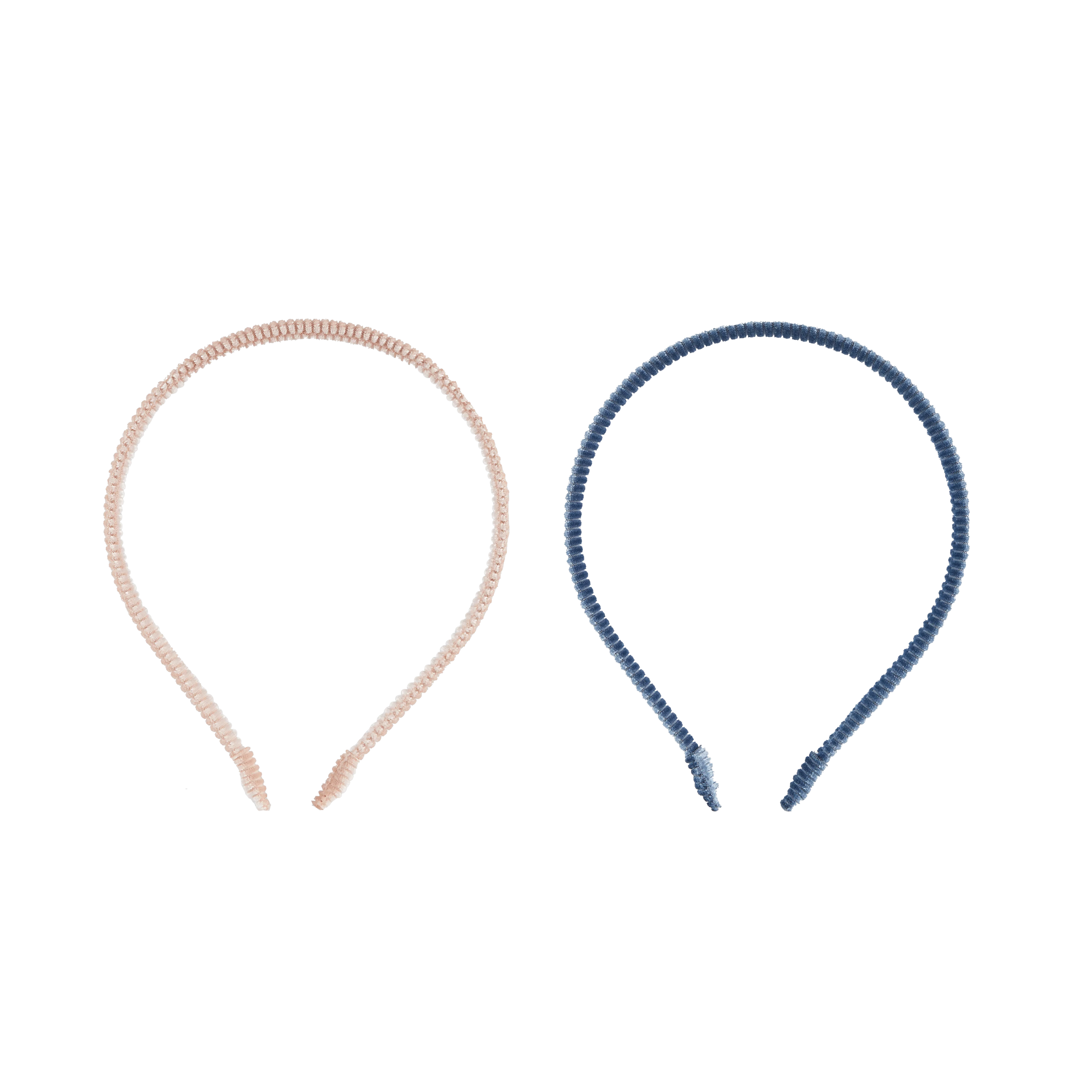 Corduroy Headband set - 2 pack Pink & Blue