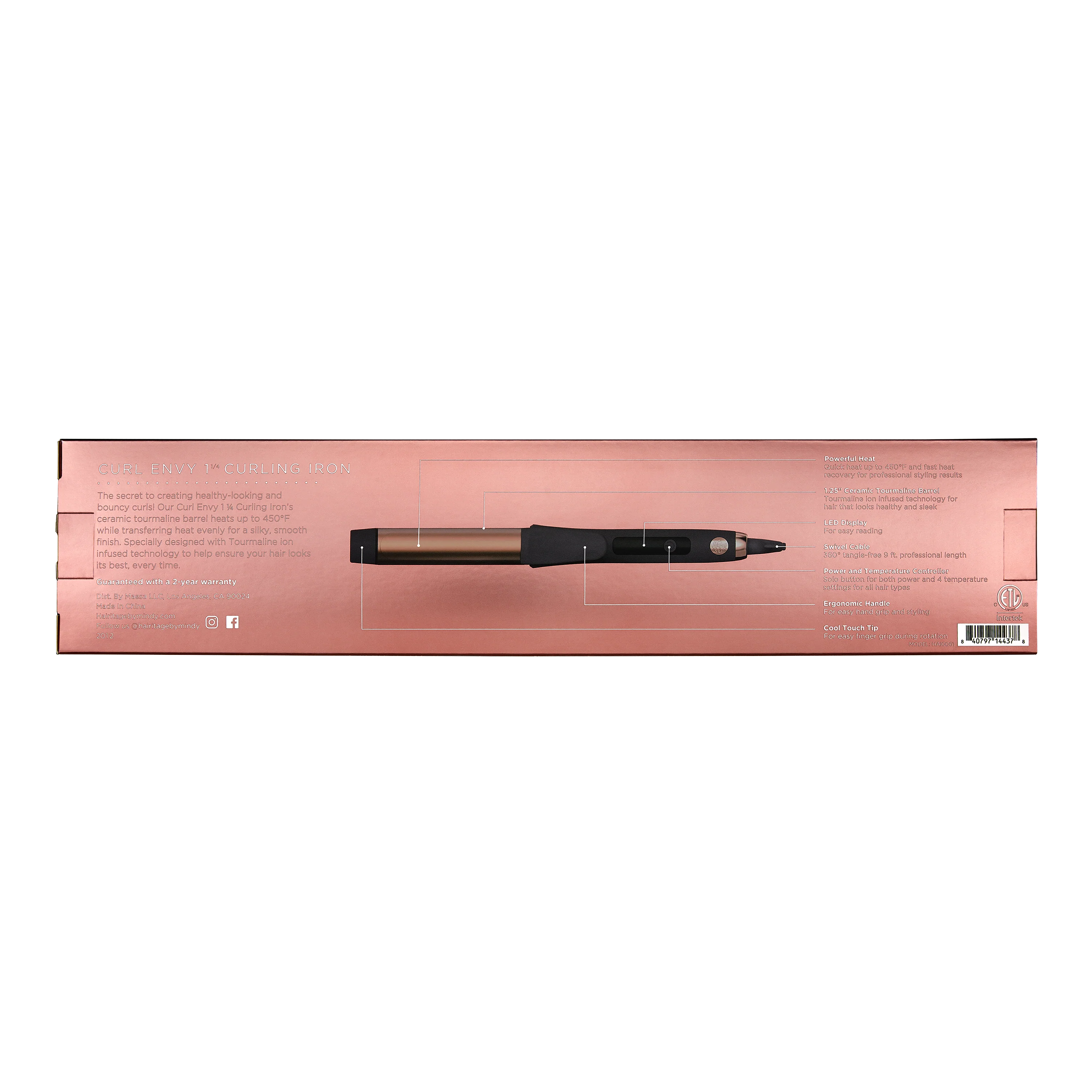 CURL ENVY 1 1/4 CURLING IRON - Image 7