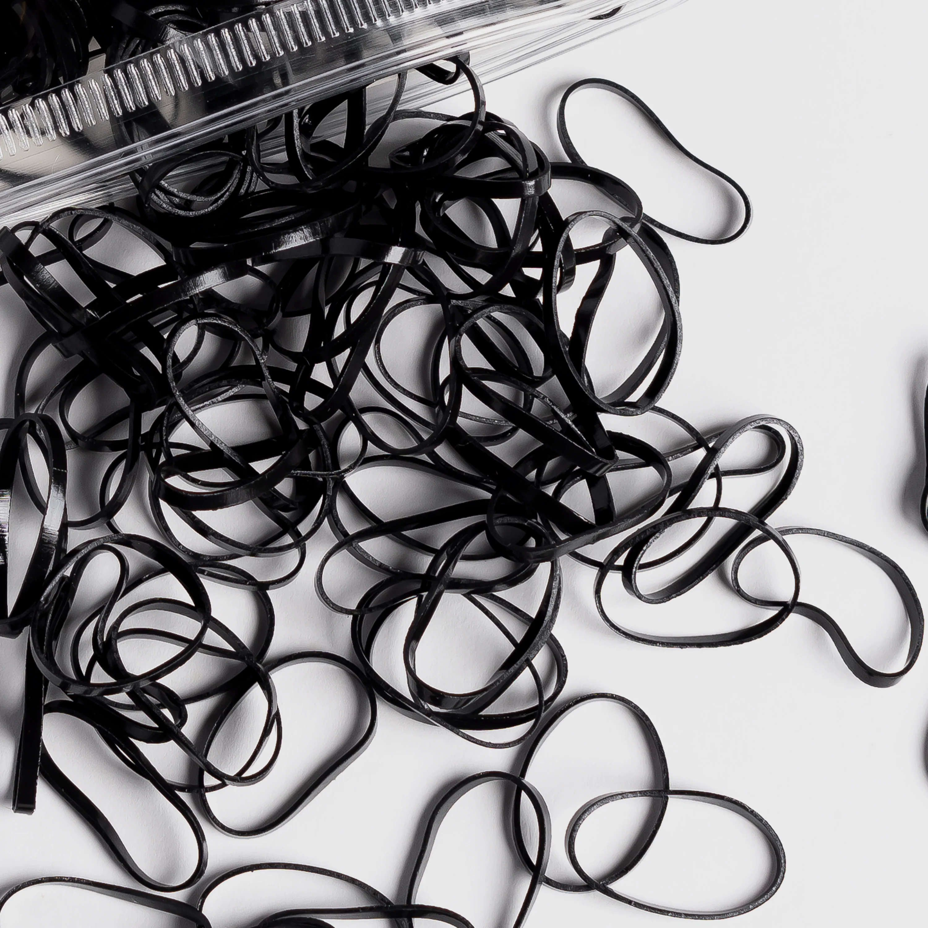 Super Stretchy, Hair Elastic Rubber Bands – Snag Free Damage Free, Black - Image 6