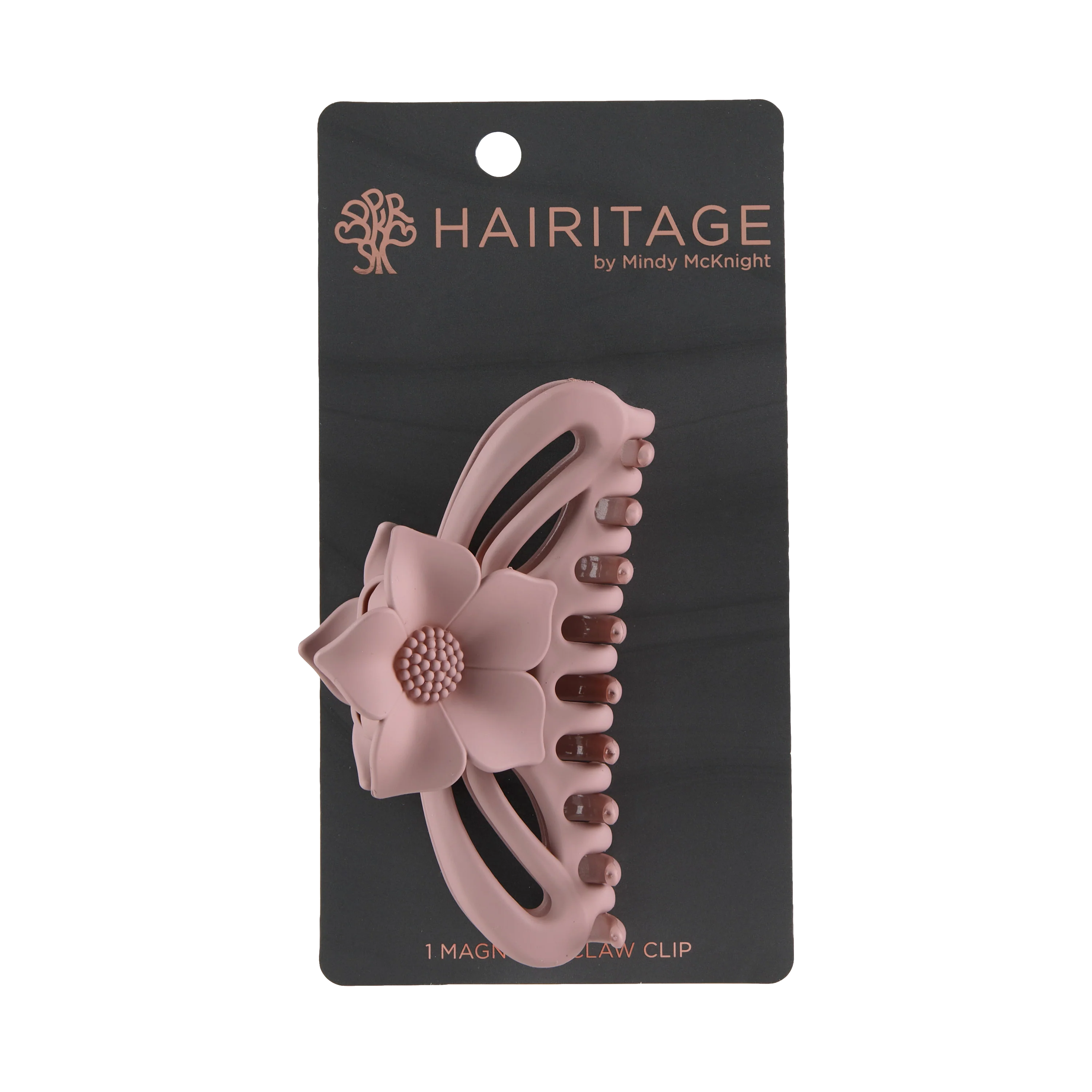 Magnolia Claw Clip - Purple - Image 2