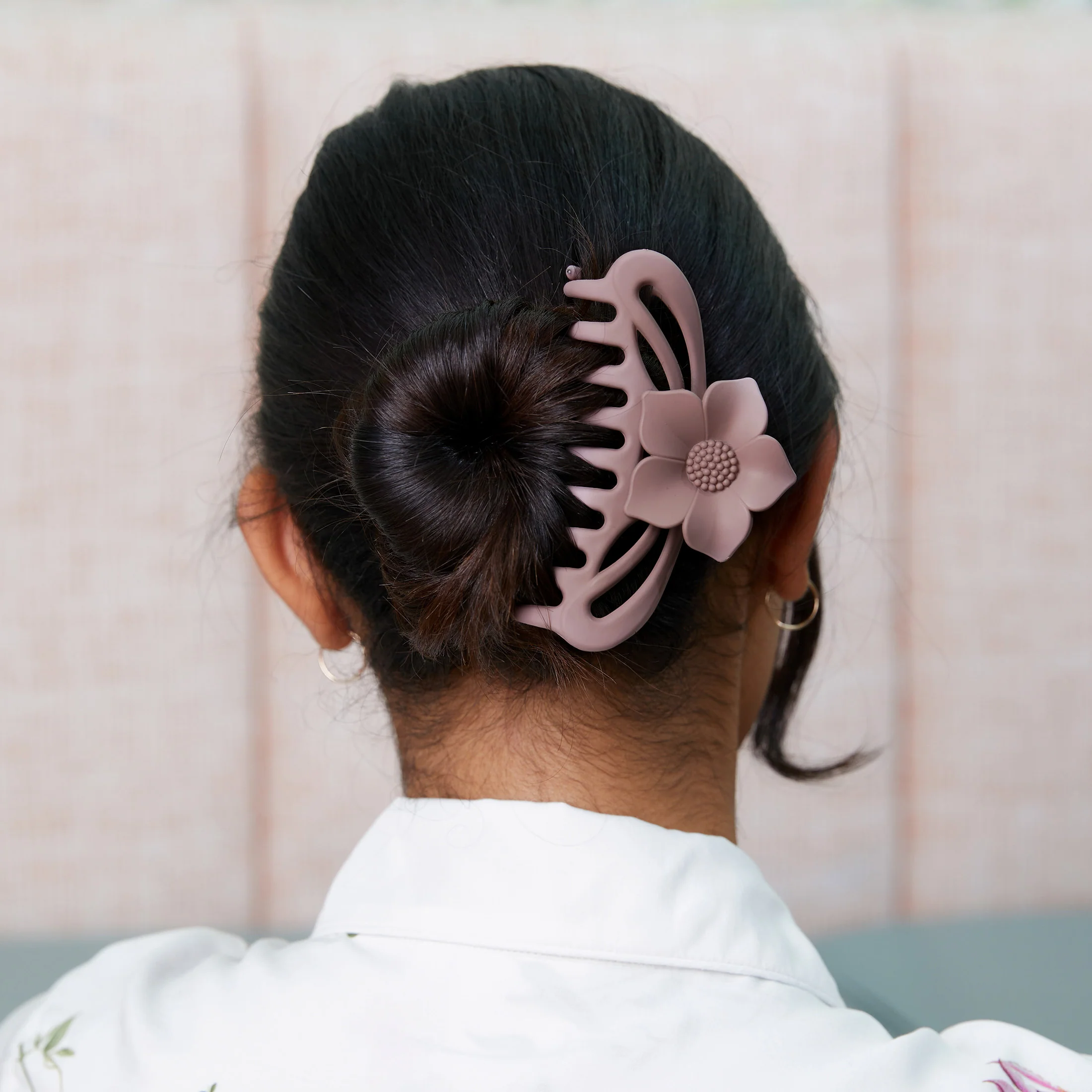 Magnolia Claw Clip - Purple - Image 6