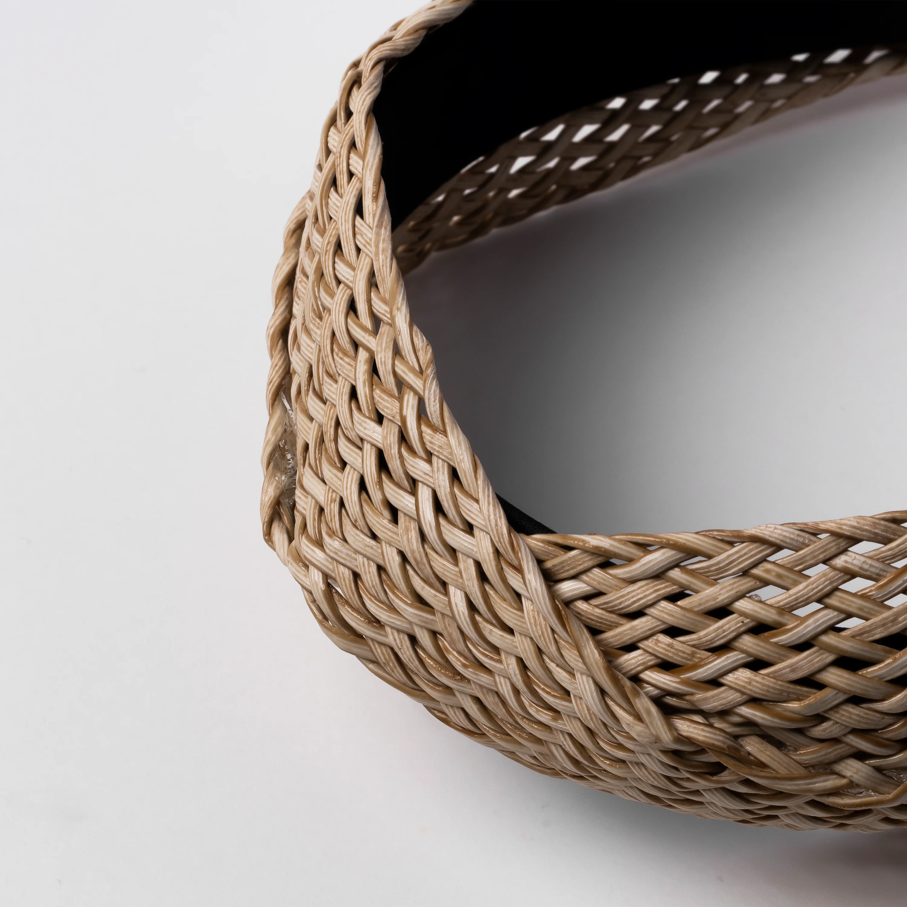 Take Me to the Beach Raffia Headband, Tan/Natural - Image 6