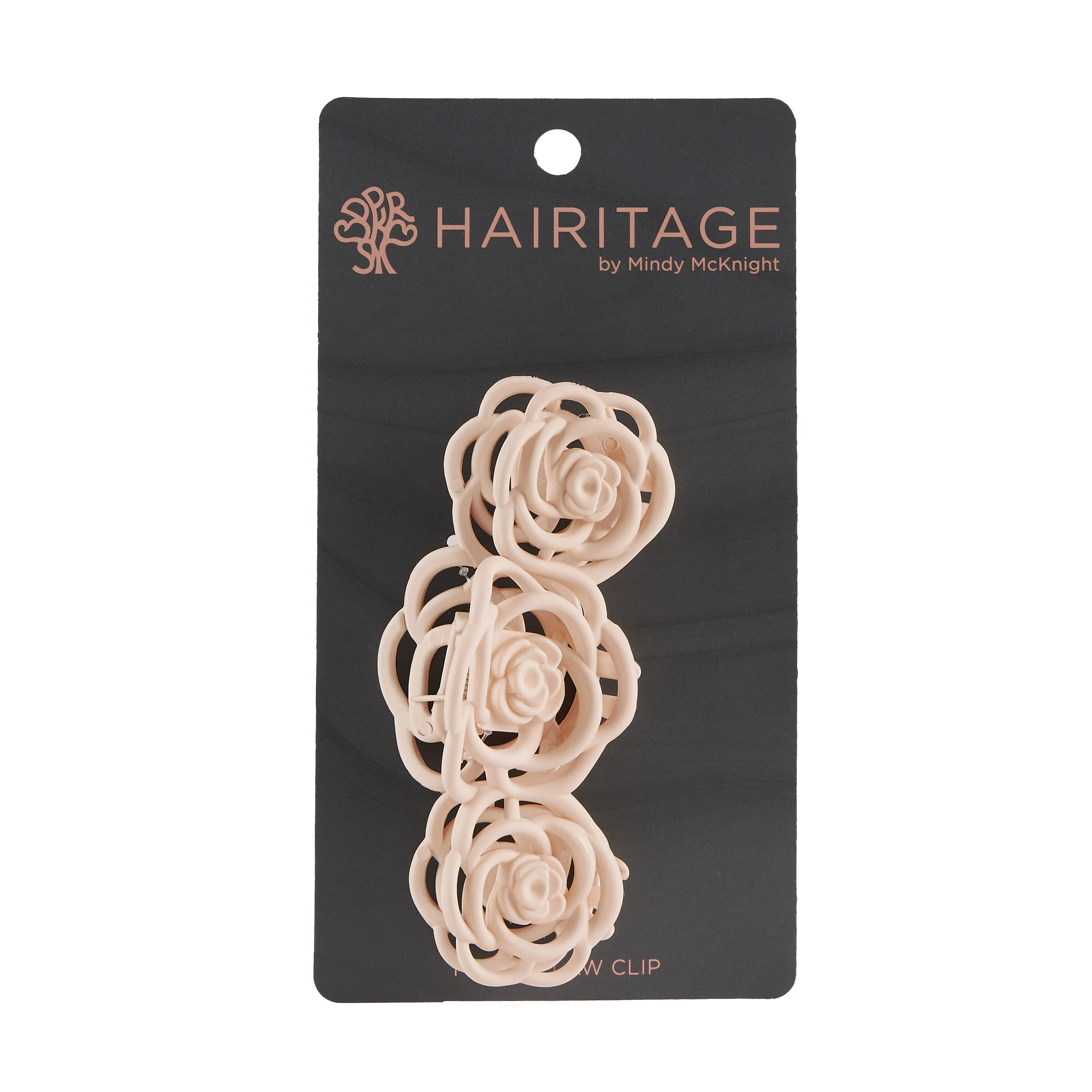 Rose Claw Clip - Light Pink - Image 2