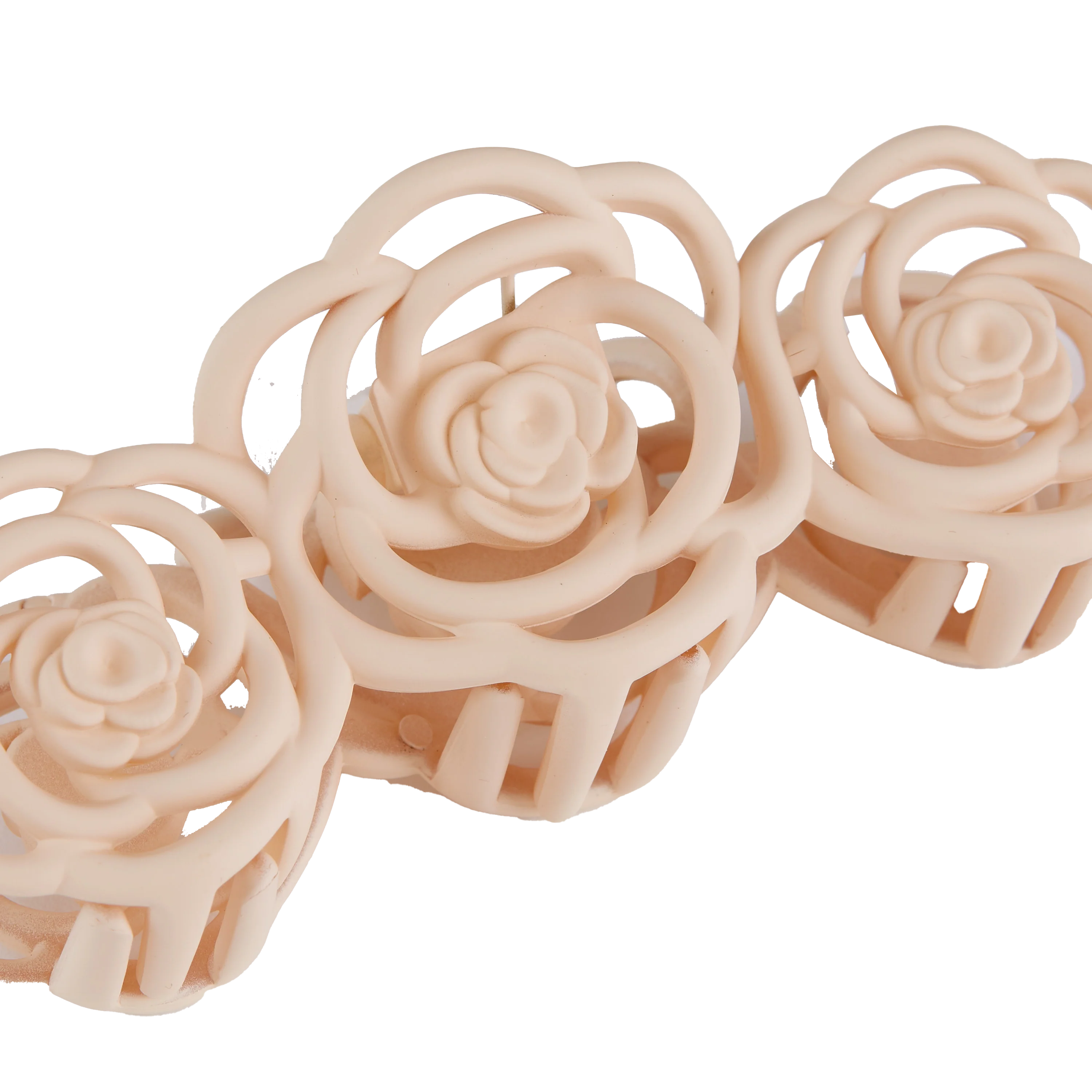 Rose Claw Clip - Light Pink - Image 3