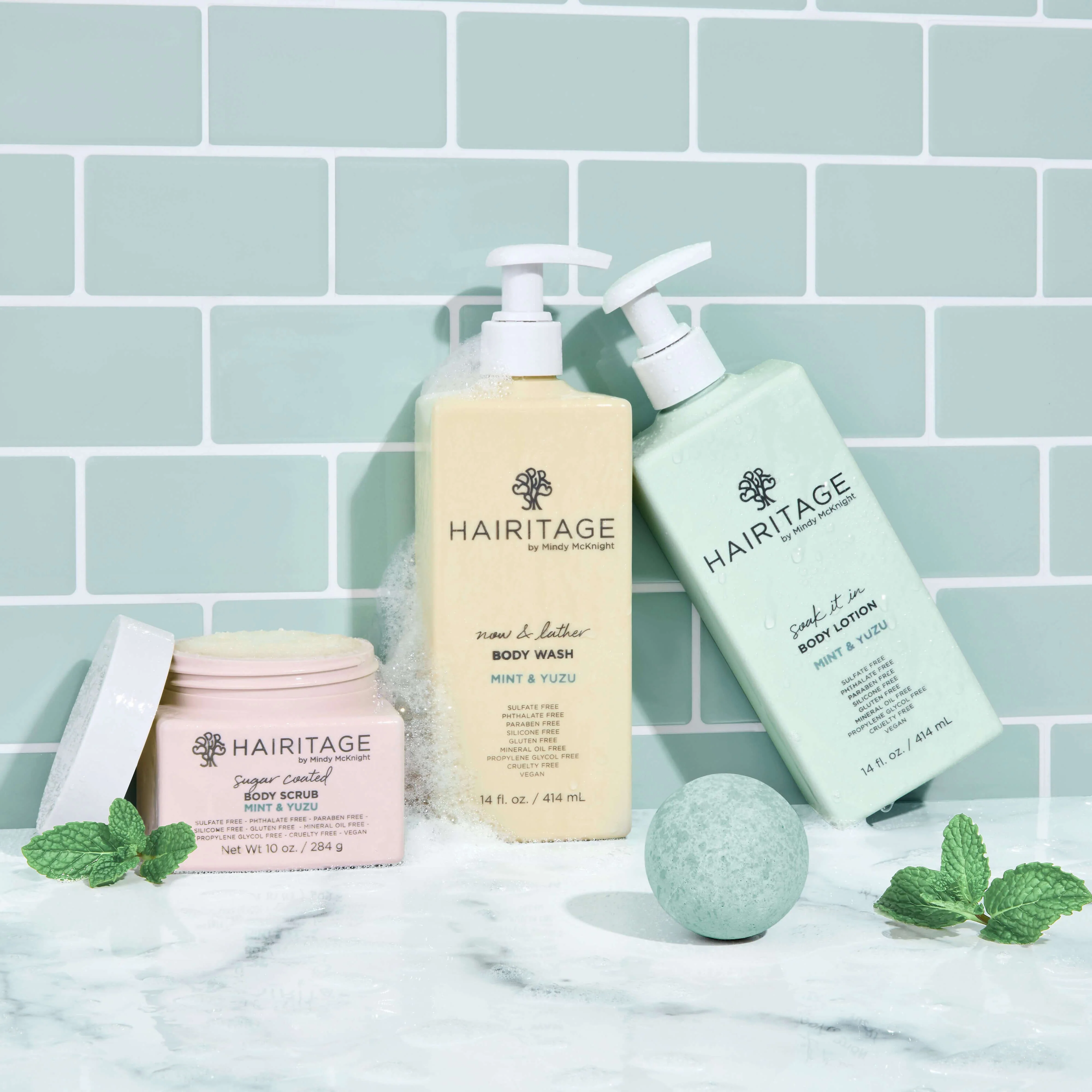 Sugar Coated Body Scrub, Mint & Yuzu - Image 8