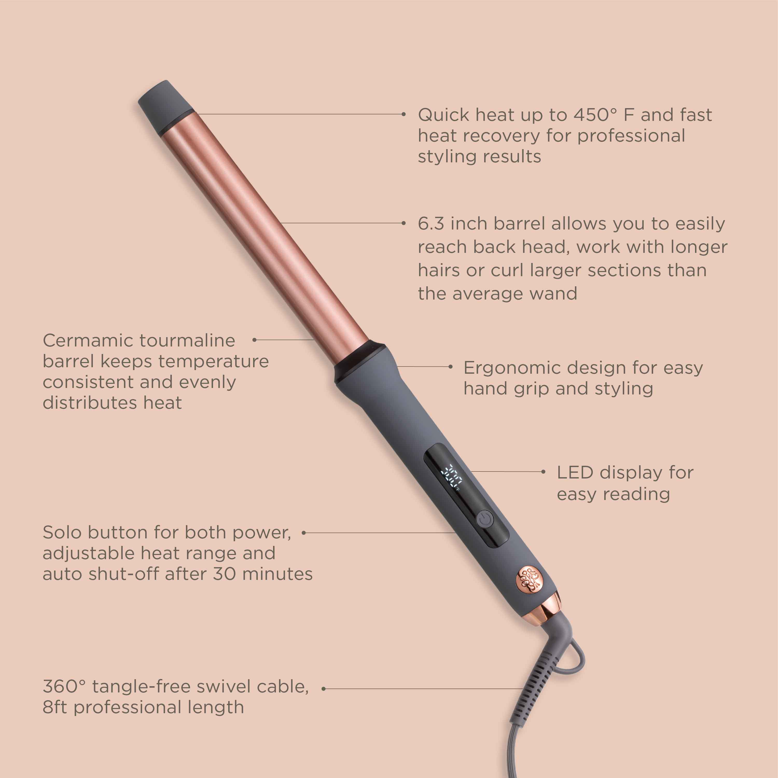 Wand It Need It 1" Curling Wand - Image 5