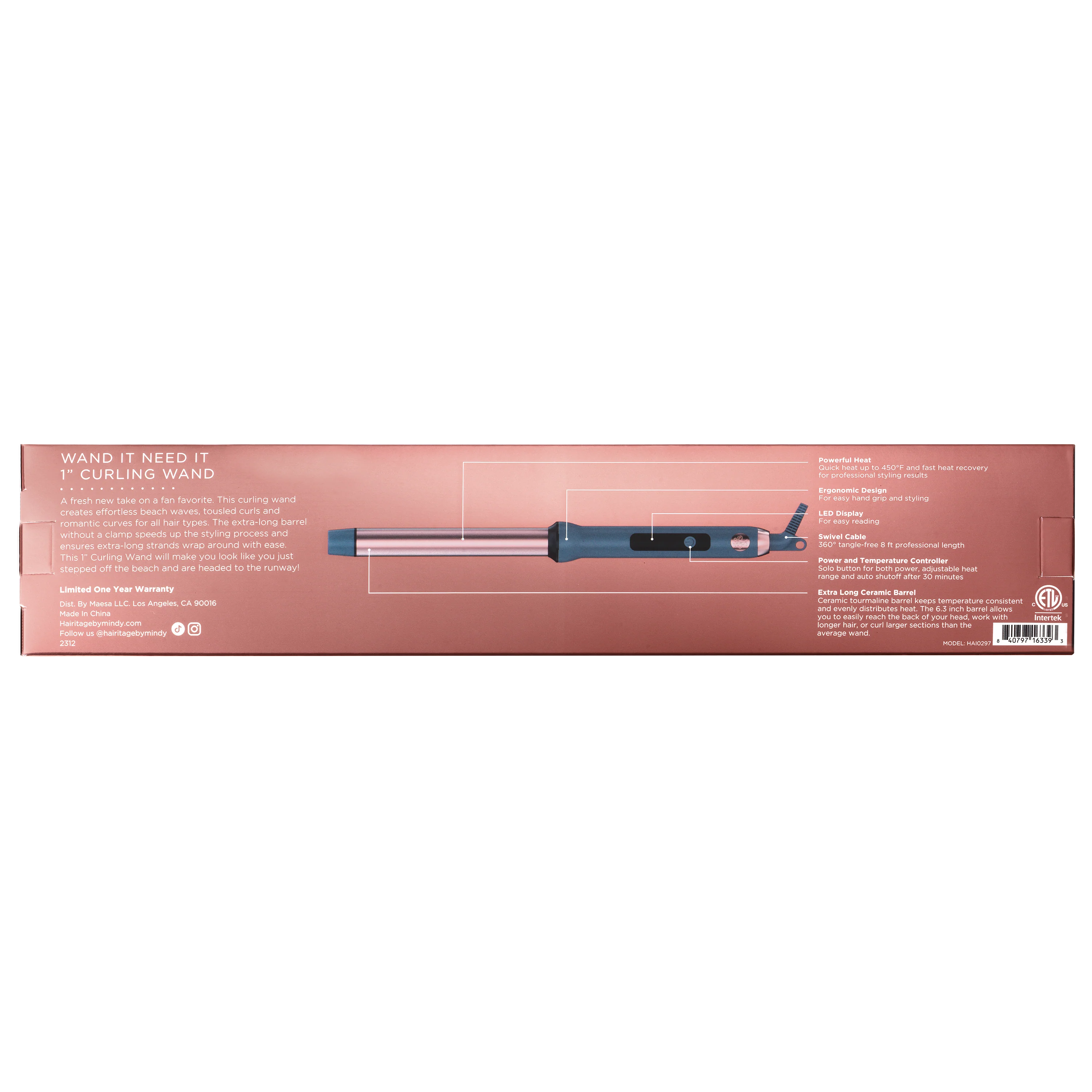 Wand It Need It 1" Curling Wand - Image 9